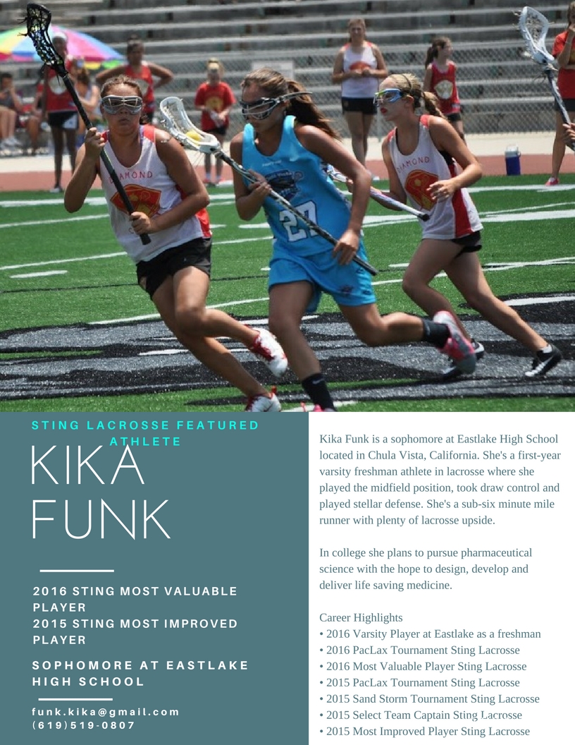 Featured Athlete Kika Funk